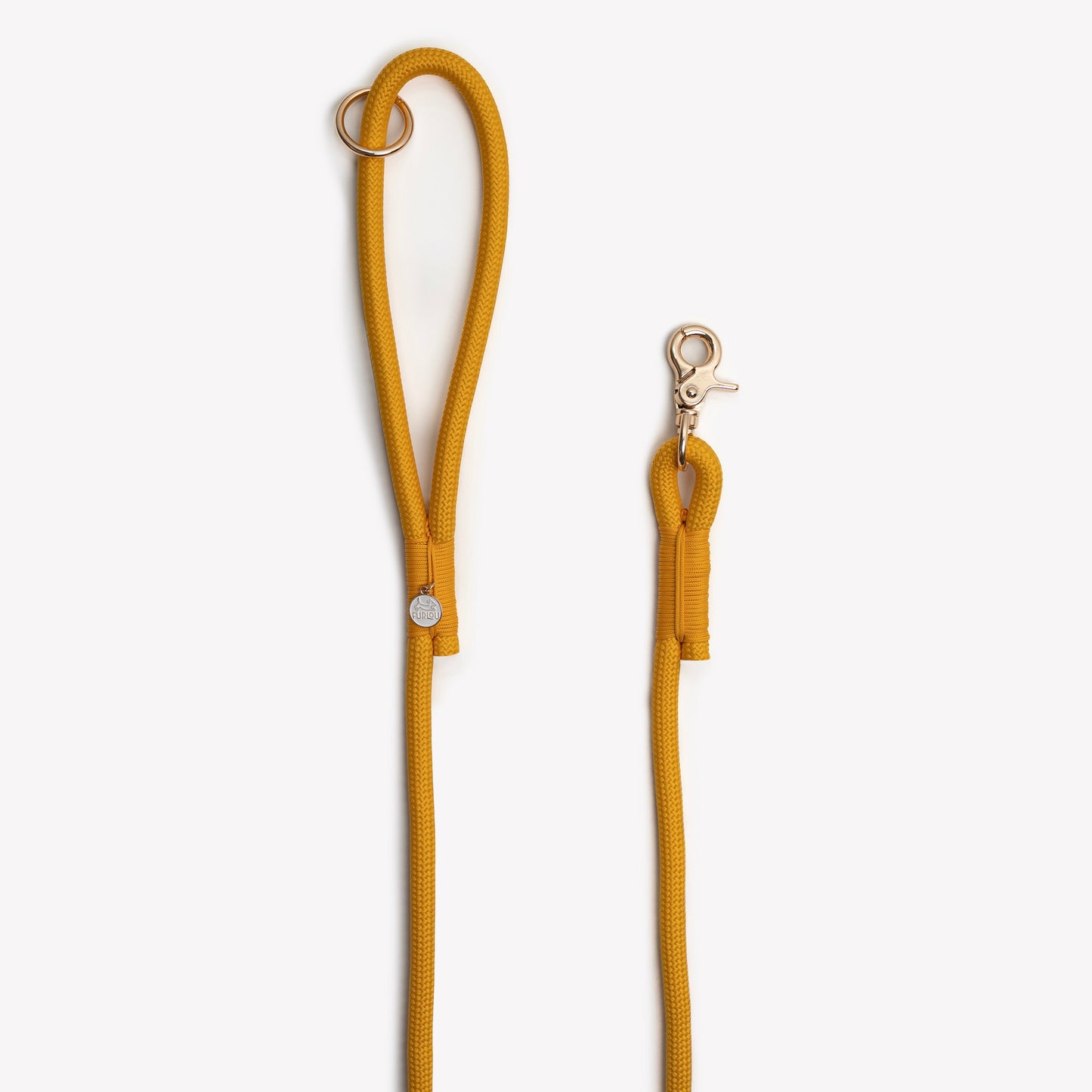 'Yellow' - Braided Rope Leash Regular Braided Leash FURLOU