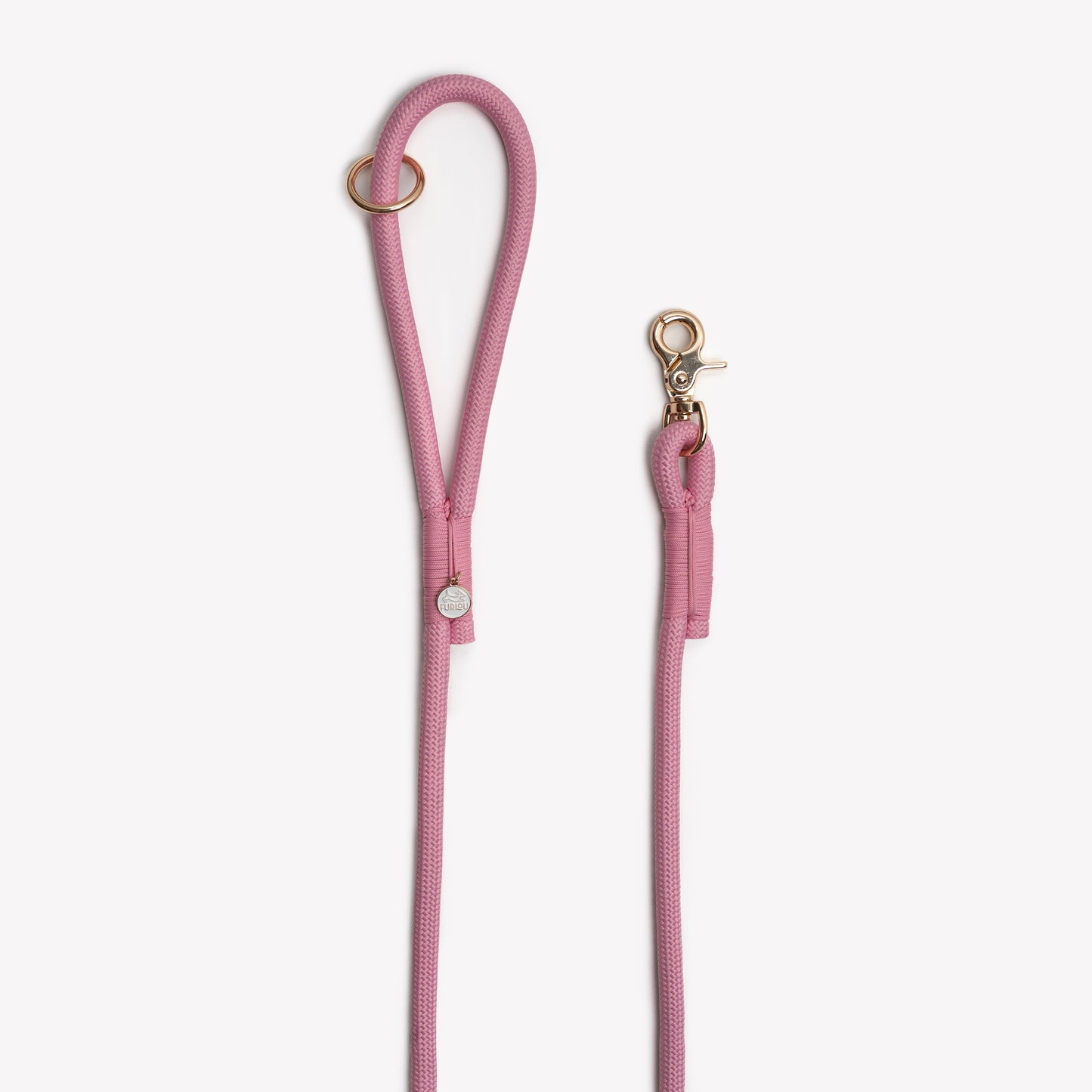 'Pink' - Braided Rope Leash Regular Braided Leash FURLOU