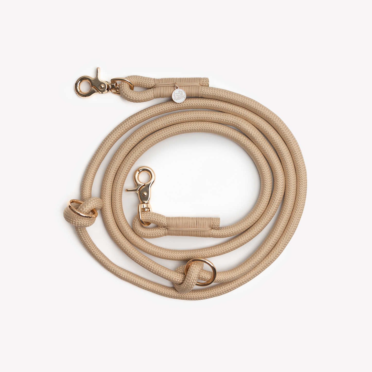 'Tan' - Hands Free Braided Leash Hands Free Braided Leash FURLOU