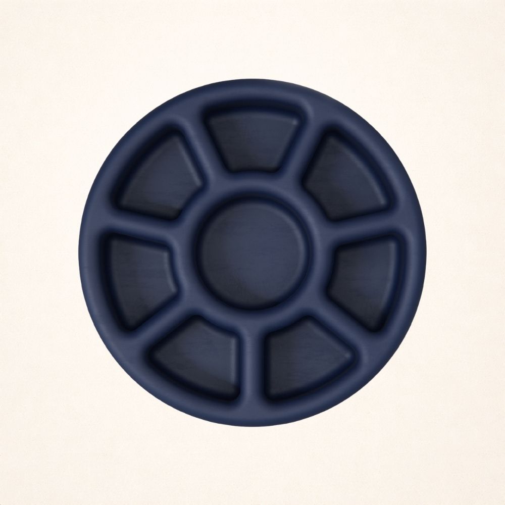FreezWheel - Durable Interactive Chew FOR 25–75 LB DOGS Navy Freezbone