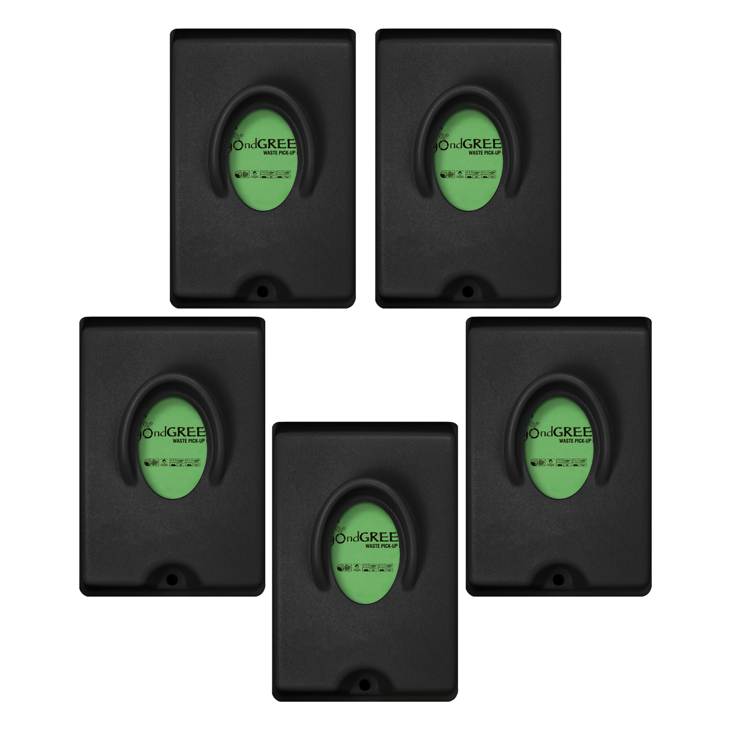 beyondGREEN Single-Pull Dog Waste Bag Dispenser – Wall/Pole Mount – Compatible with Single-Pull Header Packs – Heavy-Duty Construction Black 5 Poop Bag Dispenser beyondGREEN biotech™