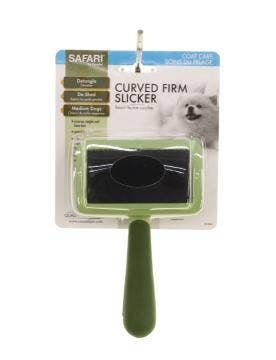 Safari by Coastal Curved Firm Slicker Dog Brush-MD Pet Palette Distribution