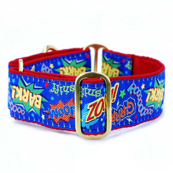 Super Dog! – Exclusive Dog Collar Dog Collar 2 Hounds Design