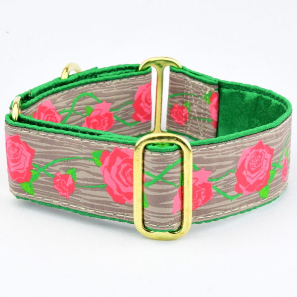 Weathered Rosewood – Limited Buckle Martingale Dog Collar Martingale Dog Collar 2 Hounds Design