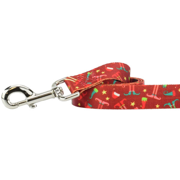 Elf Shoes Holiday Dog Leash – EarthStyle 2 Hounds Design