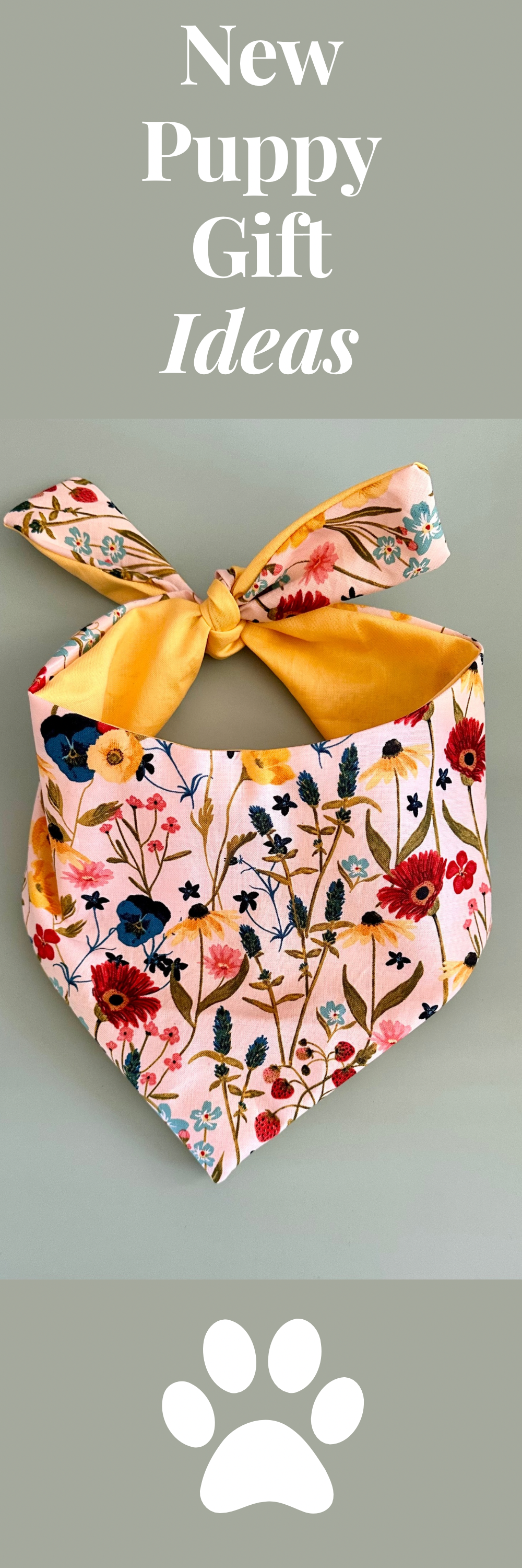 Spring Flowers Dog Bandana New Arrivals Dog Bandana Happy Tails Outfitters