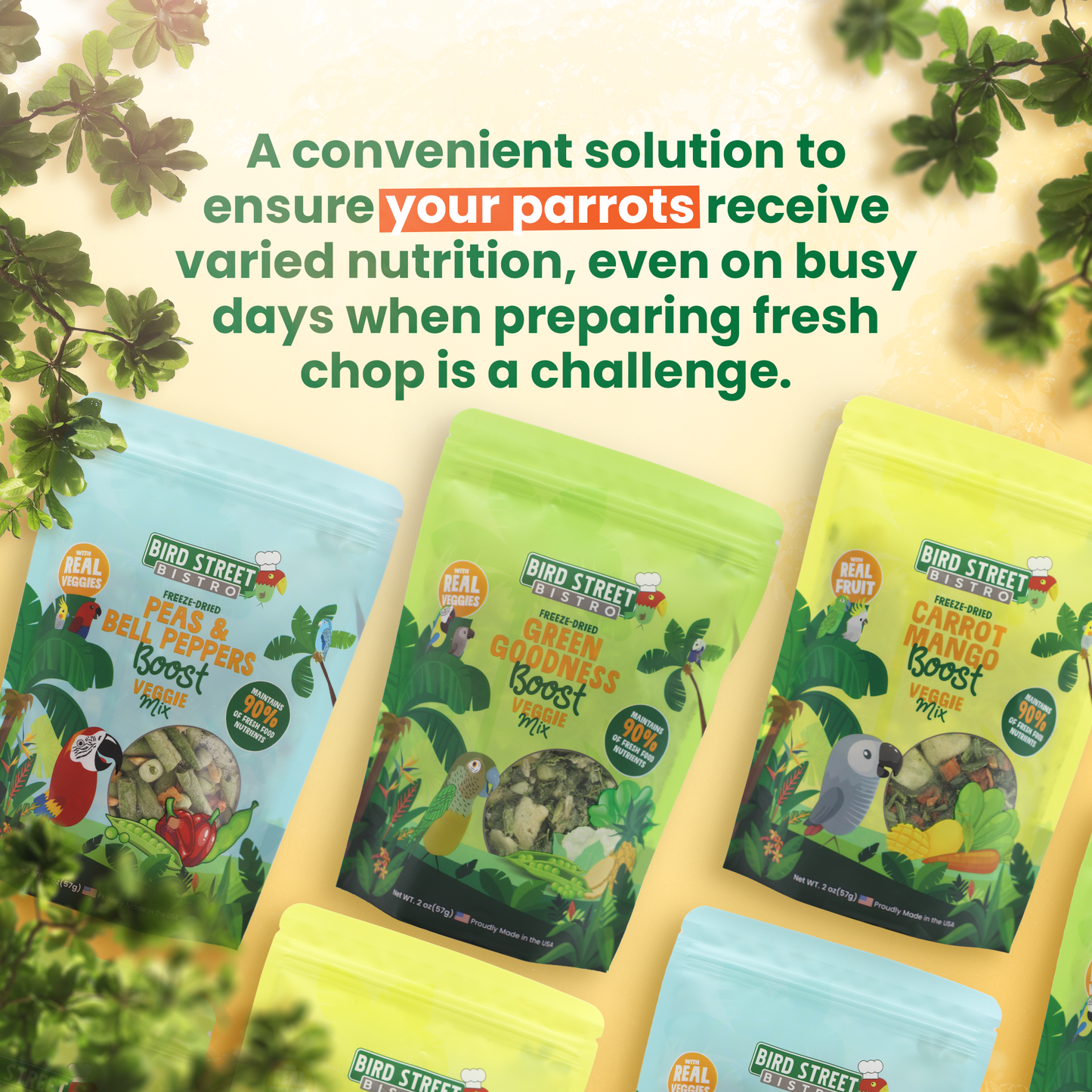 Freeze-Dried Tripack Bird Food Bird Street Bistro