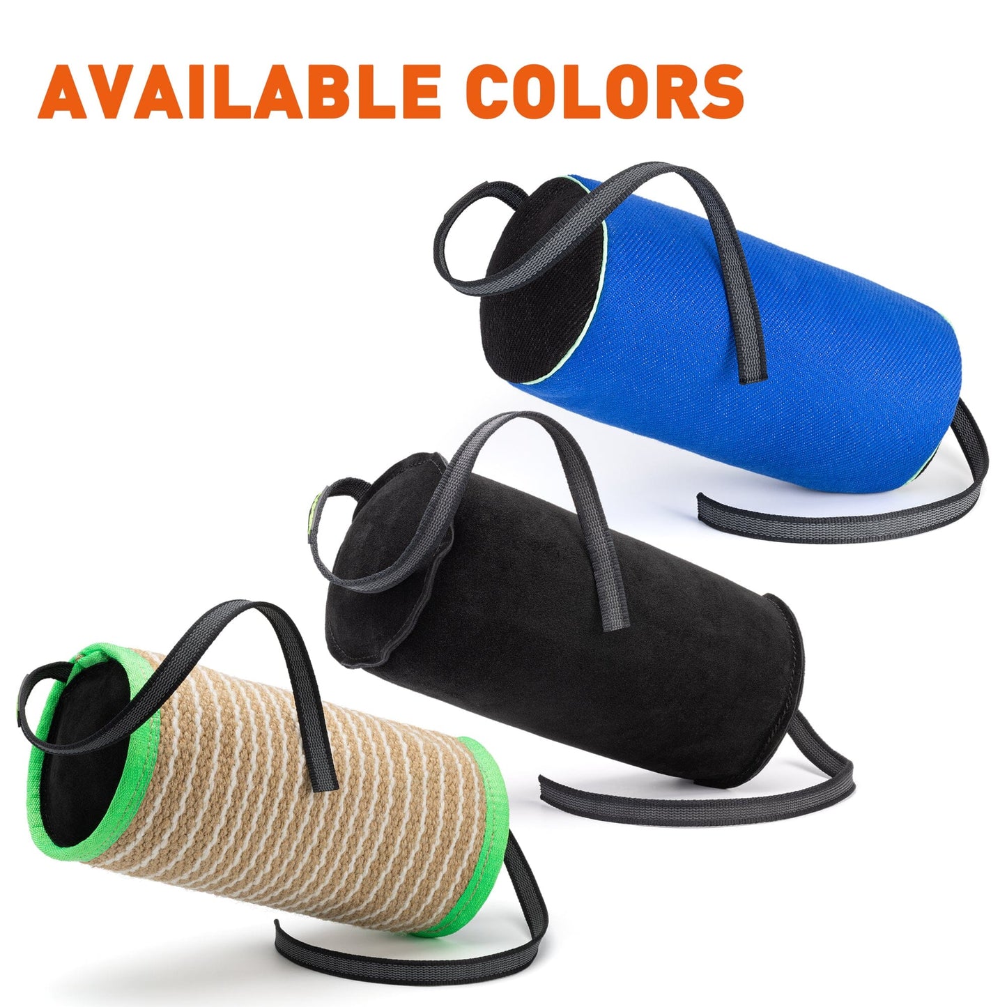 Viper Jute Cylinder Bite Roll Dog Toys Dogline