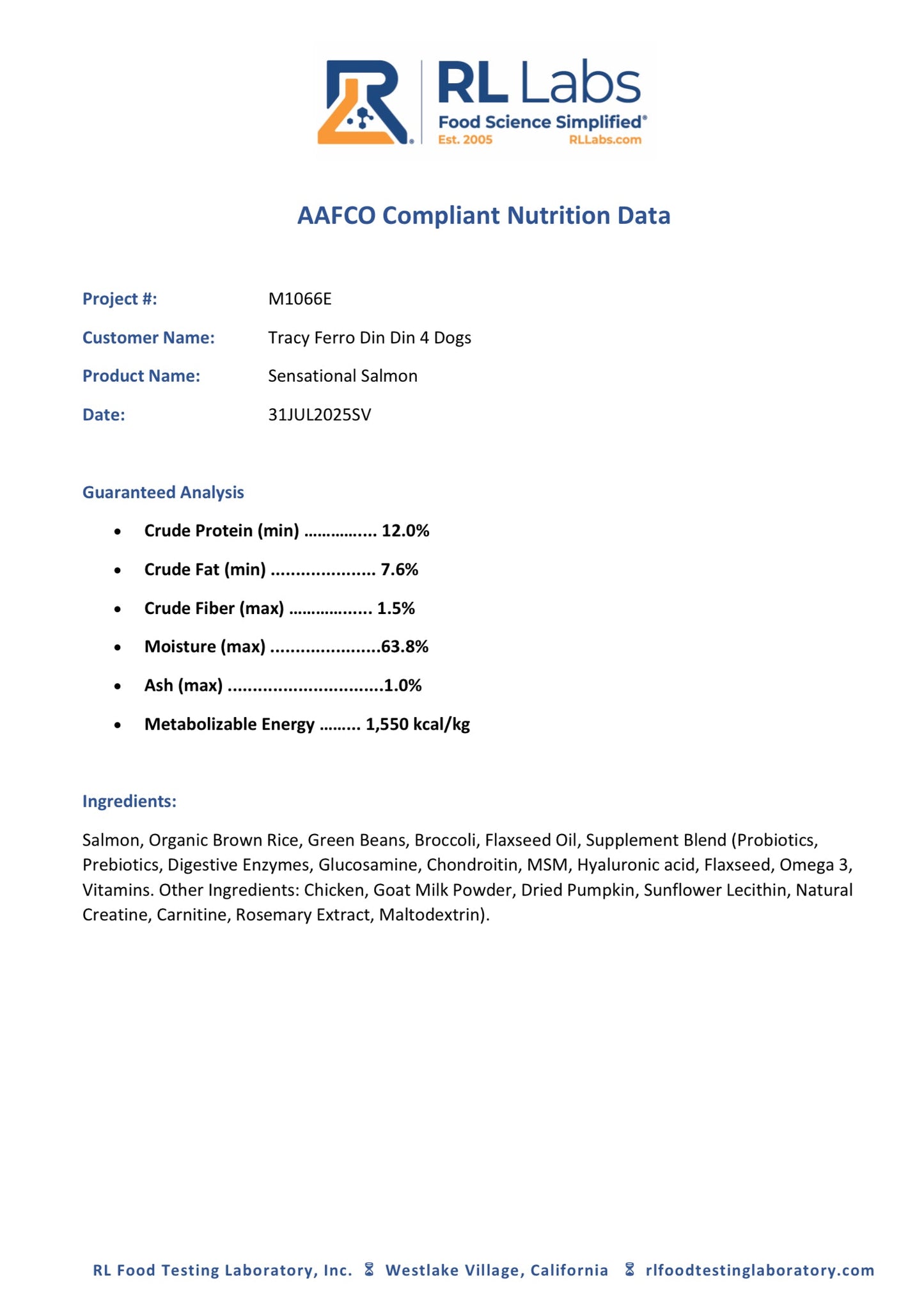 Small Breed - Sensational Salmon, case includes 30, 4oz meals Dog Food Din Din 4 Dogs