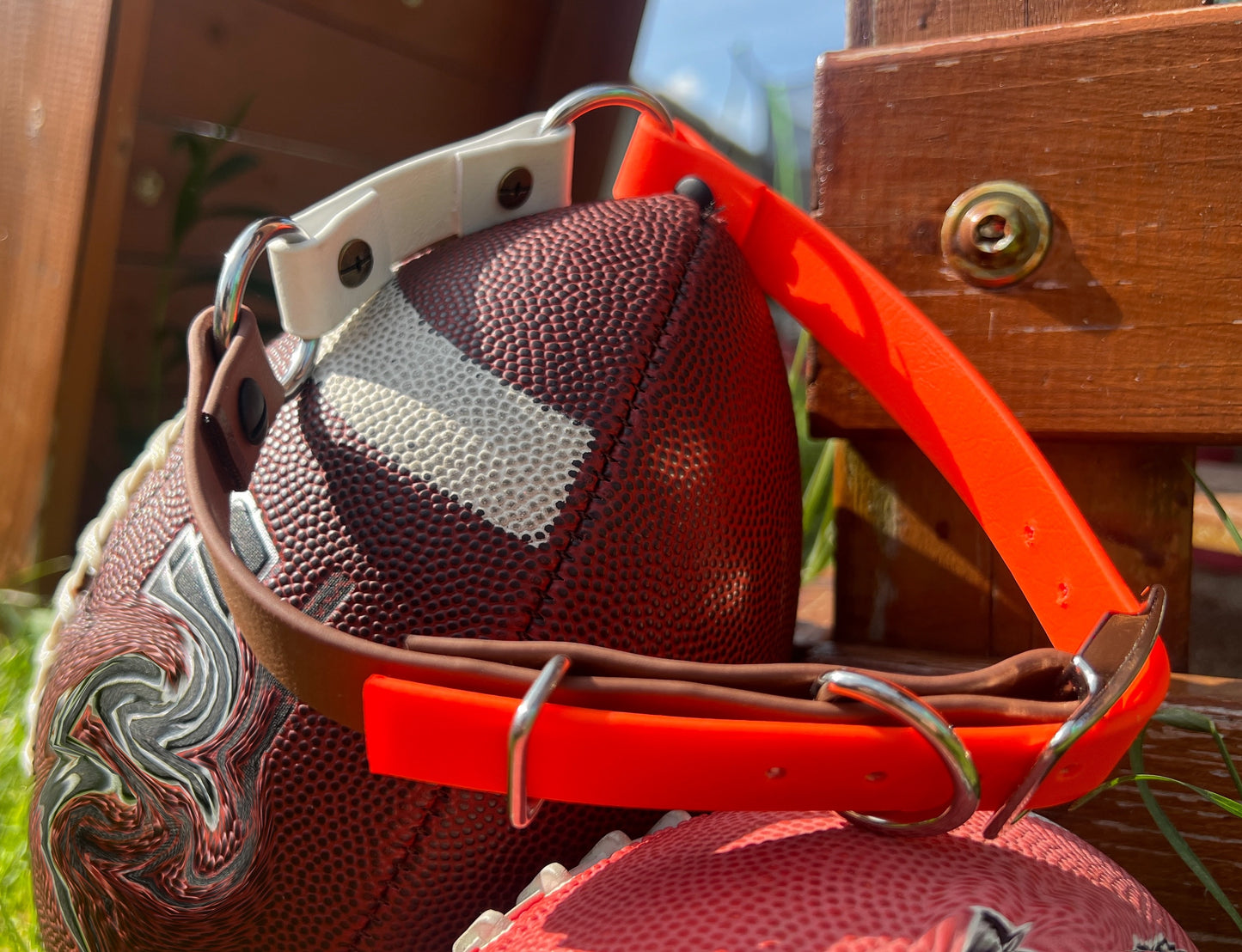 The Cleveland Football Collar by Chief Treats Dog Collar Chief’s Treats and Pet Supplies