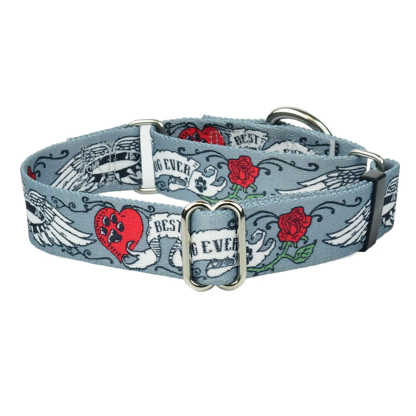 Best Dog Ever Martingale Dog Collar – EarthStyle (1" Only) 2 Hounds Design