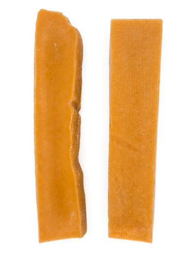 Pumpkin Flavored Yak Cheese Chew - made with REAL PUMPKIN Puree - Single Yak Chew Chief’s Treats and Pet Supplies