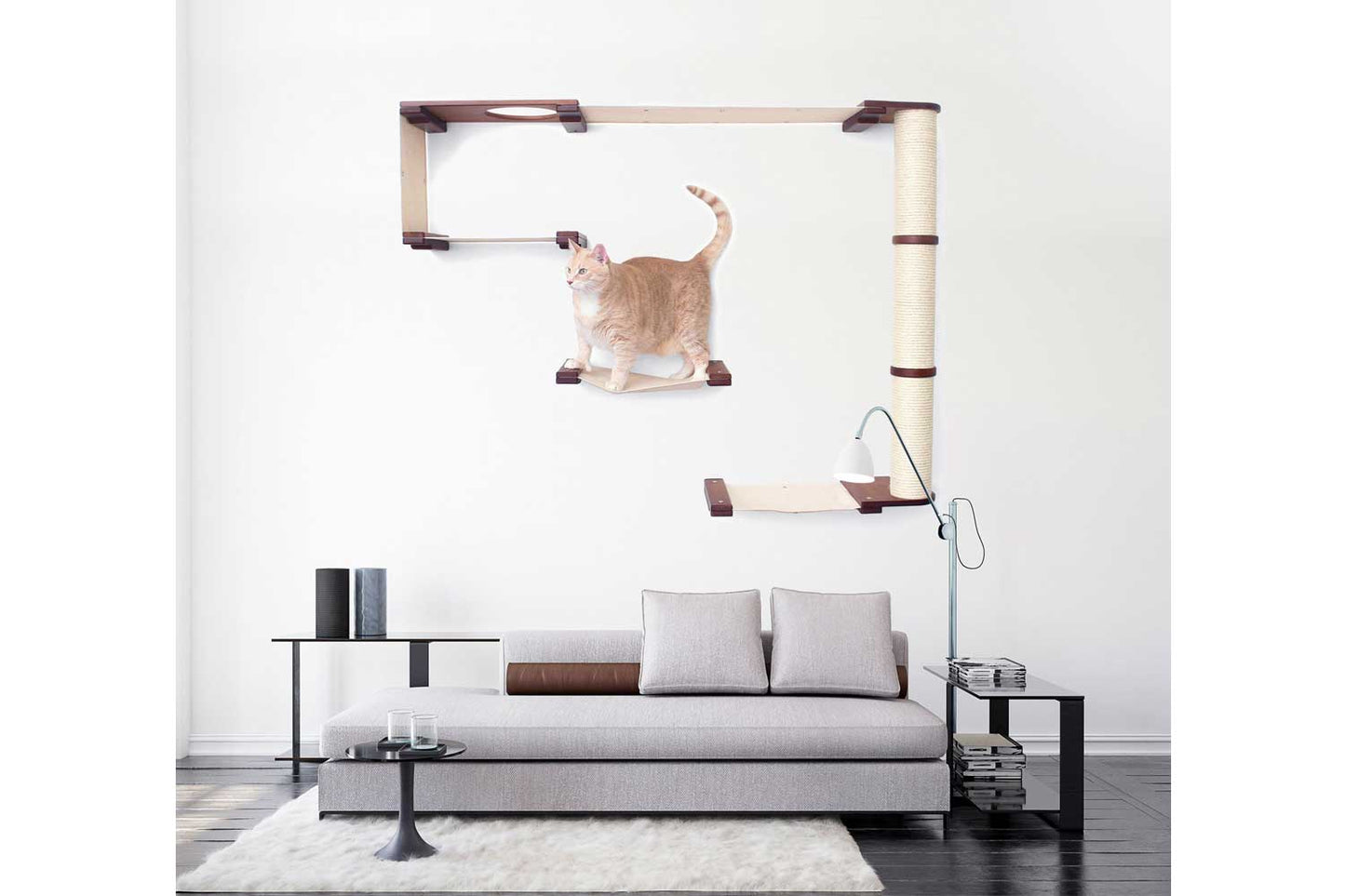 The Climb Condo - Cat Wall Climbing System Cat Condo Catastrophic Creations