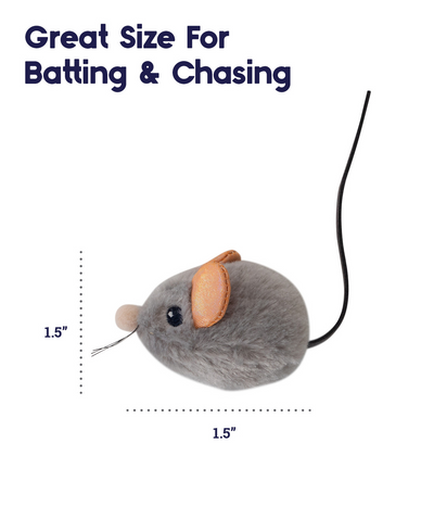 Catstages Squeak Squeak Mouse Grey Cat Toys Cat Stages
