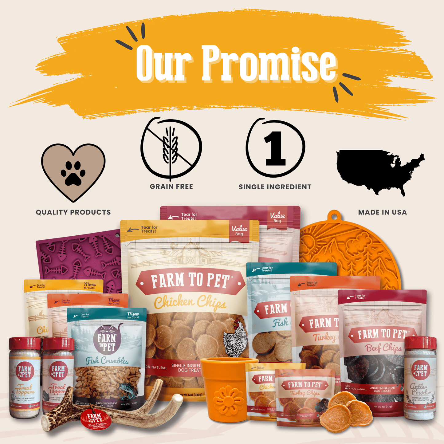 Treat Topper Fish Dog Food Topper | Low-Fat Meal Topper for Pets Topper Farm To Pet