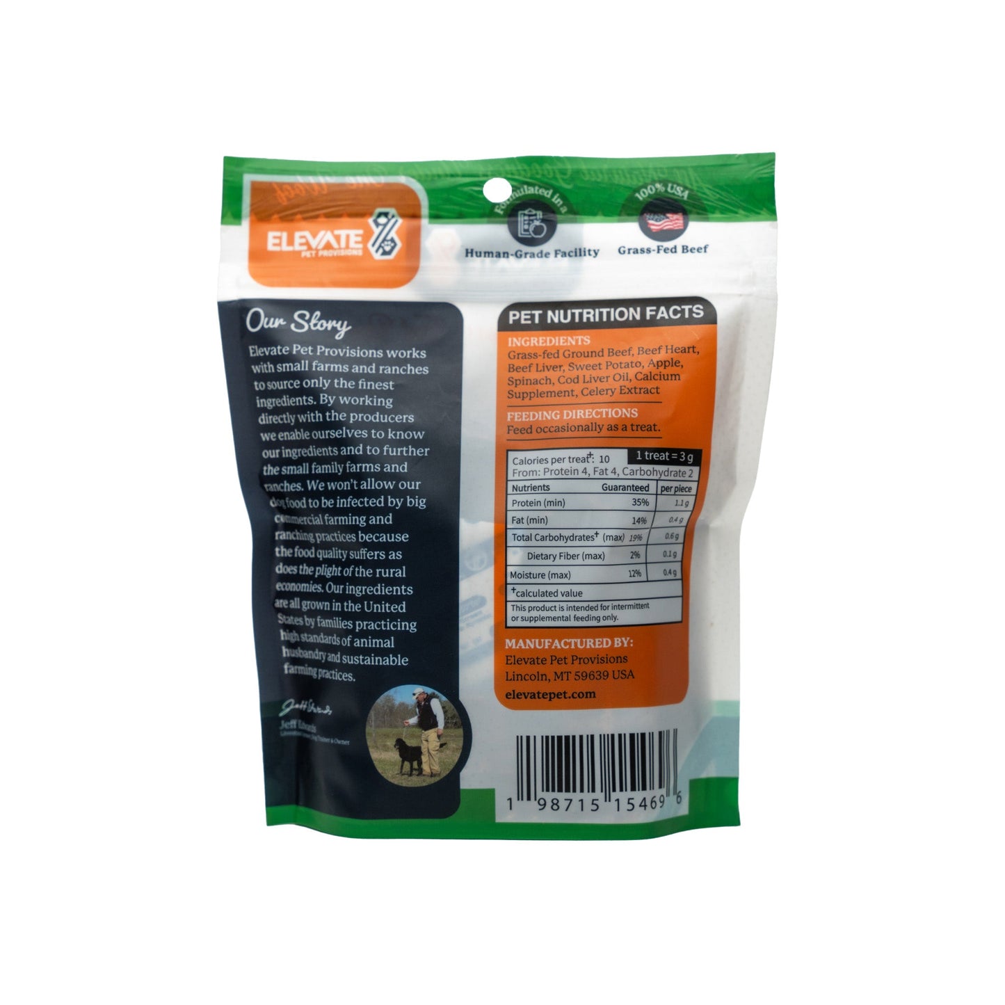 Beef Backyard Bites Dog Food Elevate Pet Provisions