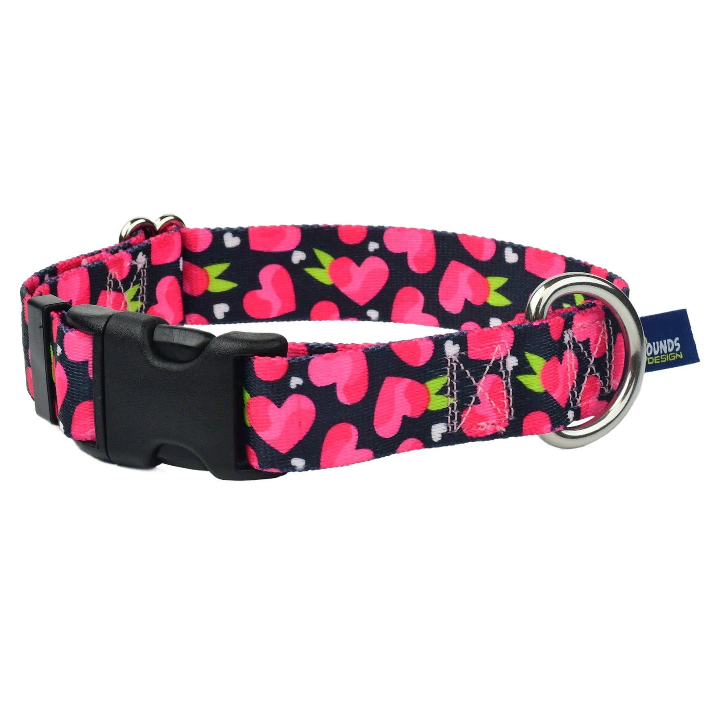 Fruity Hearts Dog Collar – EarthStyle (1" Only) 2 Hounds Design