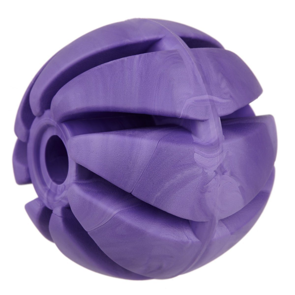 Rubber Spiral Ball Purple Dog Toys Dogline