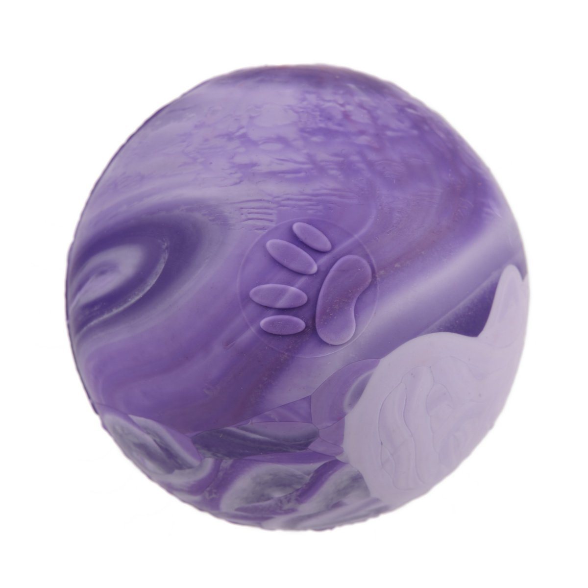 Rubber Euro Ball Purple Dog Toys Dogline