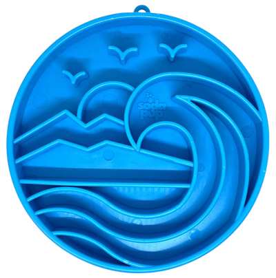 Baja Design eTray - Shallow Slow Feeder Dog Bowl for Enrichment | USA Made Blue ETRAY SodaPup/True Dogs, LLC