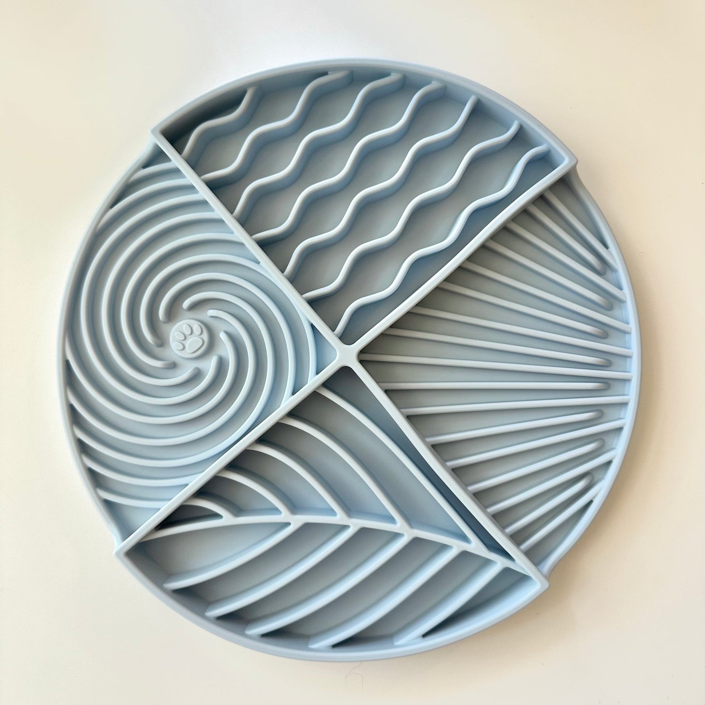 Lick Mat Circle Baby Blue Lick Mat FURLOU