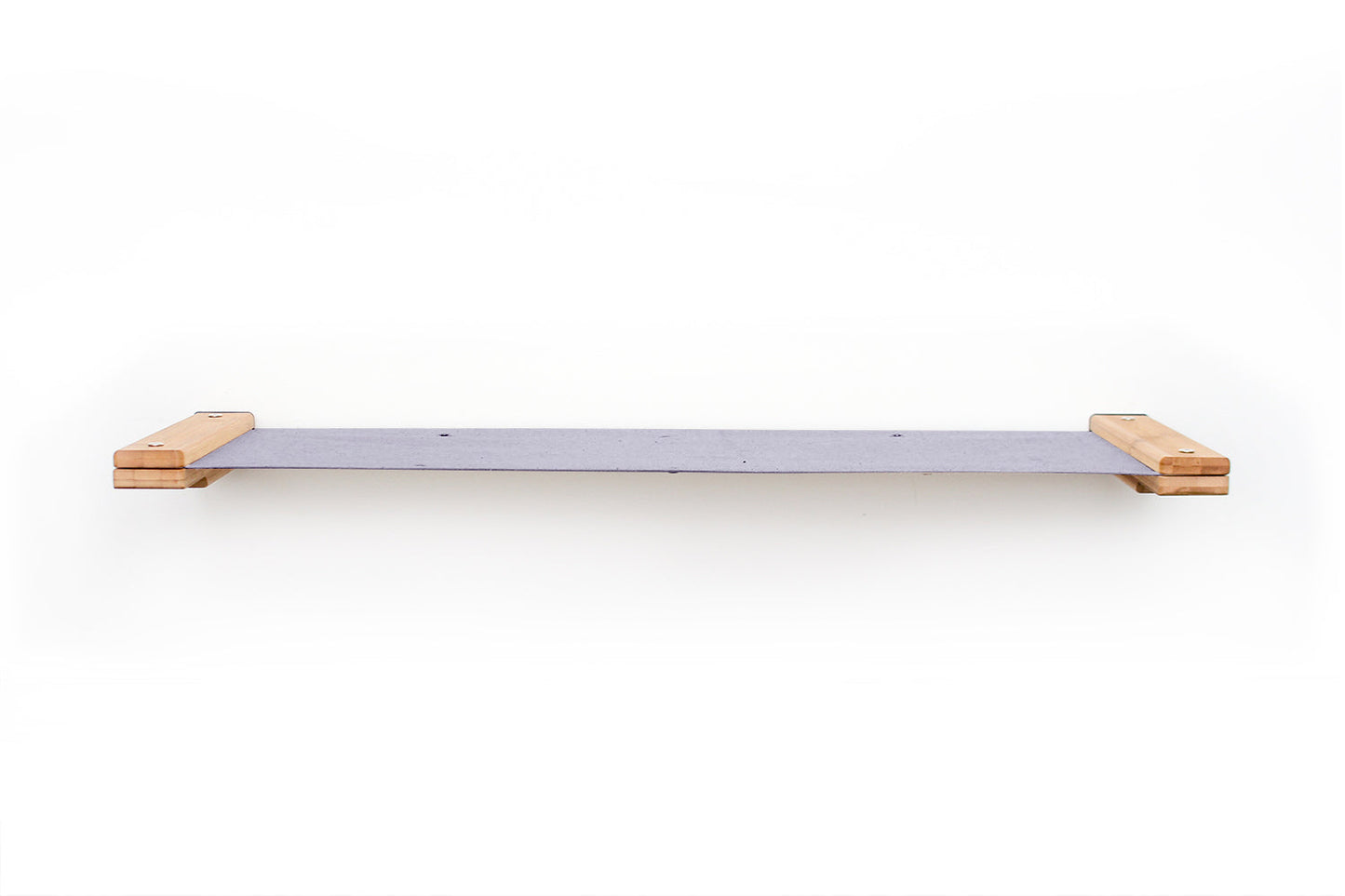 Hanging Cat Bed Hammock Natural Bamboo Charcoal Gray Canvas 34" Cat Hammock Catastrophic Creations