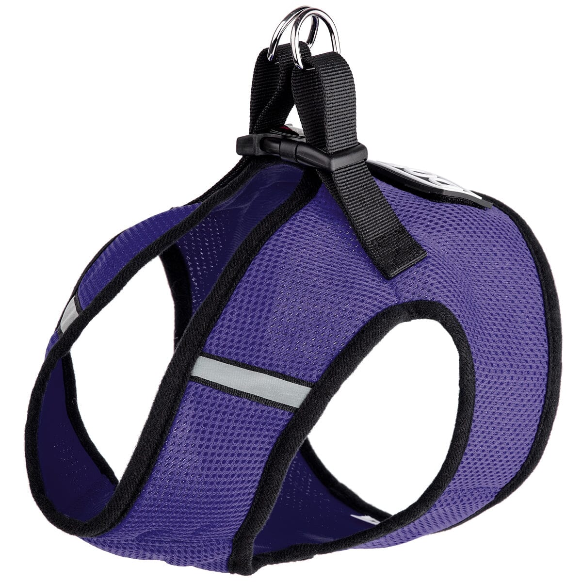Boston Mesh Dog Harness + Built-in Hook & Loop Fastener Purple Dog Harnesses Dogline