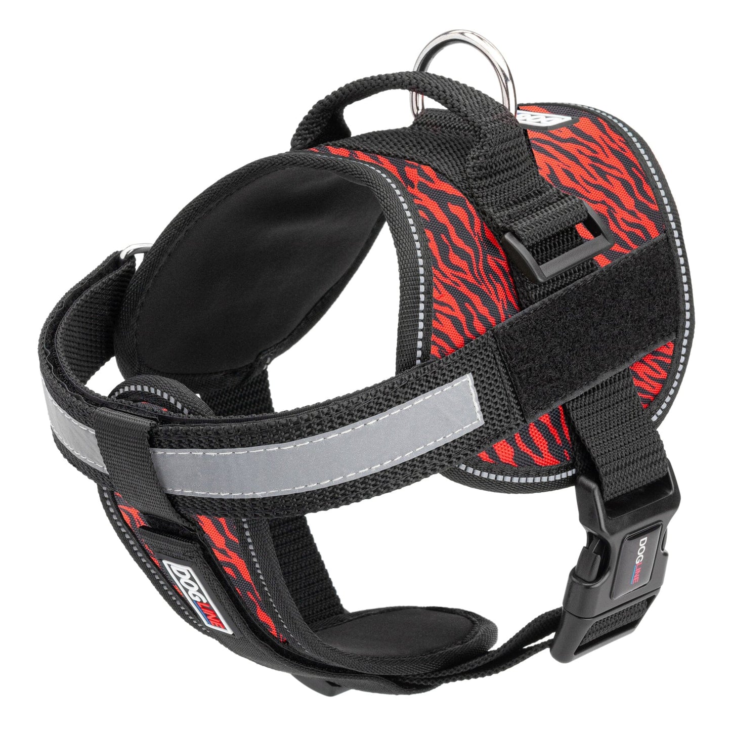 Unimax Multi-Purpose Dog Harness Zebra Black Red Dog Harnesses Dogline