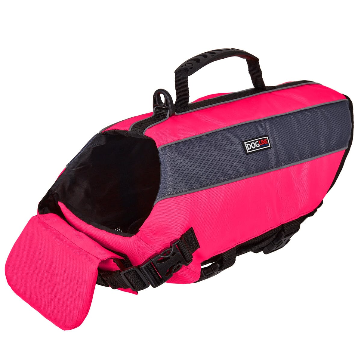 Dog Life Vest Flotation Device Pink Dogline