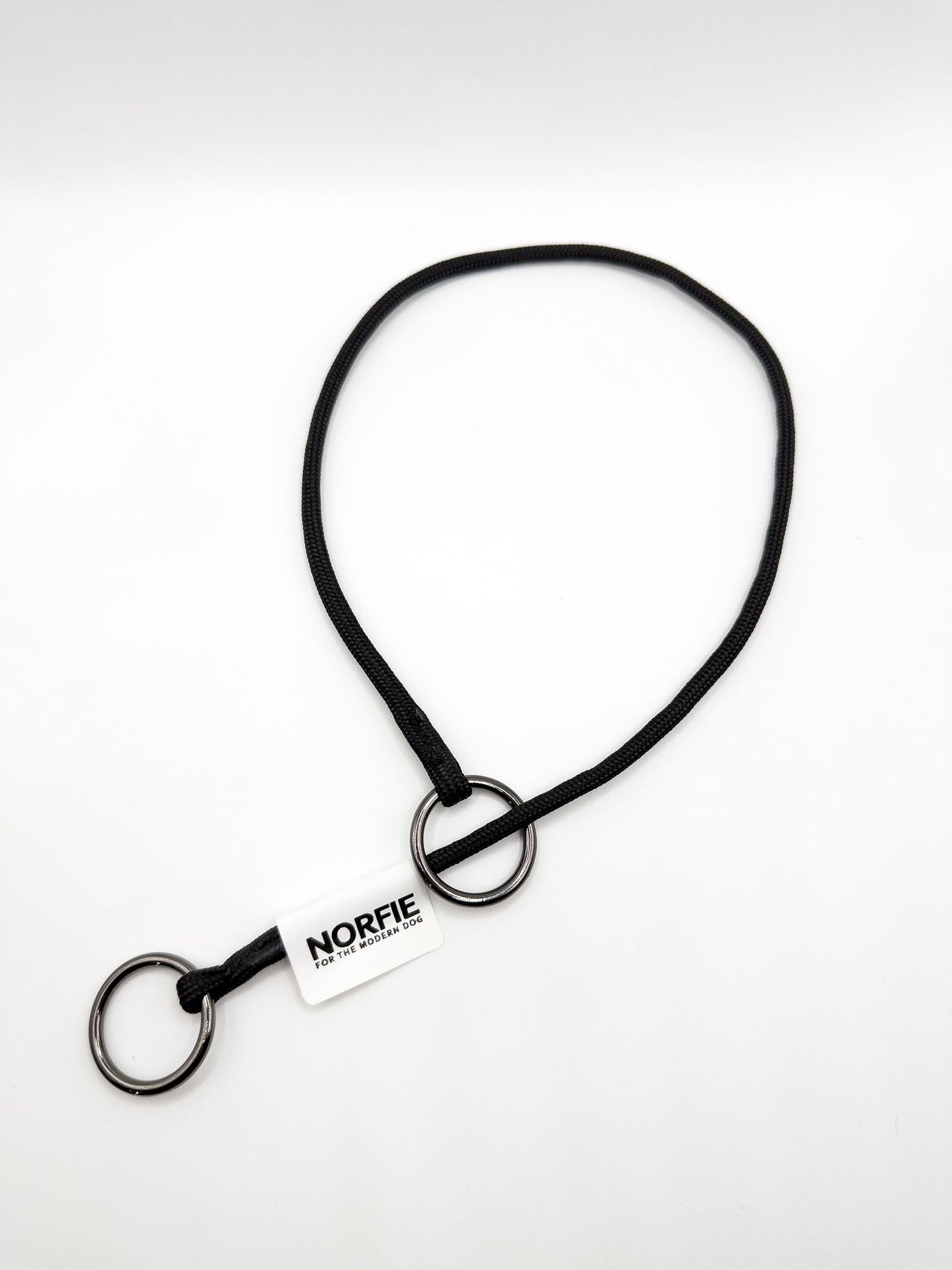 Norfie Champion Nylon Dog Show Collar Black Dog collar Norfie