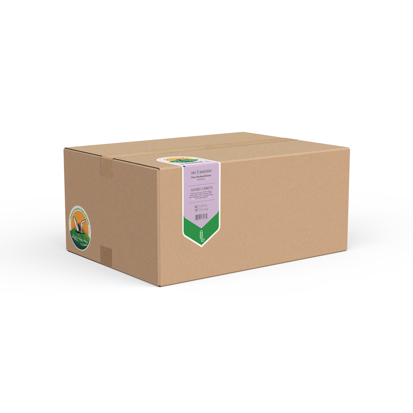 Rabbit Hole Hay Ultra Premium Soft Orchard Grass 20 lb Hay Rabbit Hole Hay