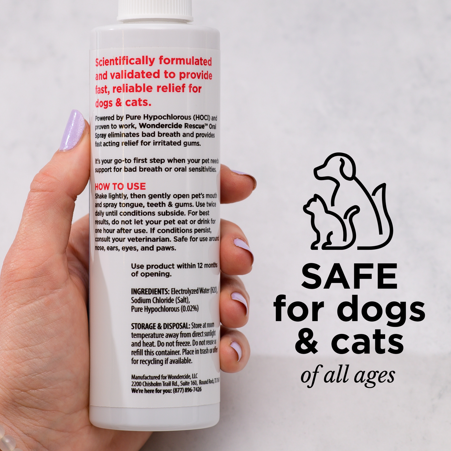 Wondercide RESCUE™ Oral Spray sale Wondercide