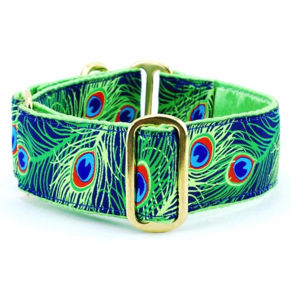 Paradise Found Navy – Exclusive Martingale Dog Collar 2 Hounds Design