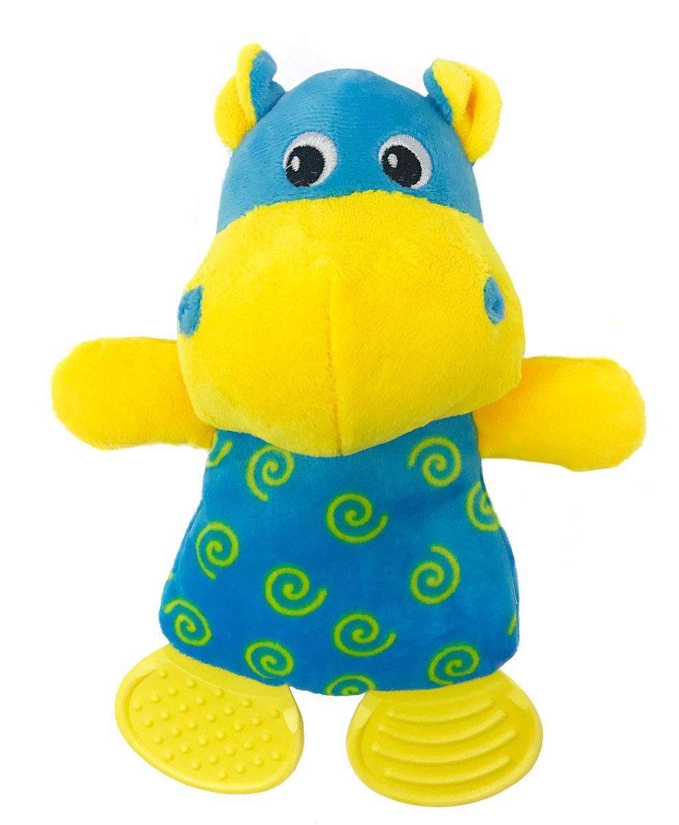 10" Hippo Soft Dog Toy Dog Toys Dogline