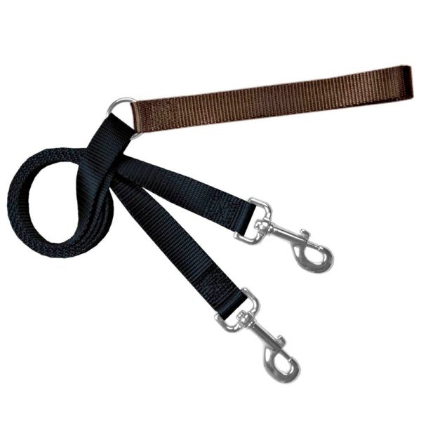 Training Leash (Multiple Color Options) Brown Black 2 Hounds Design