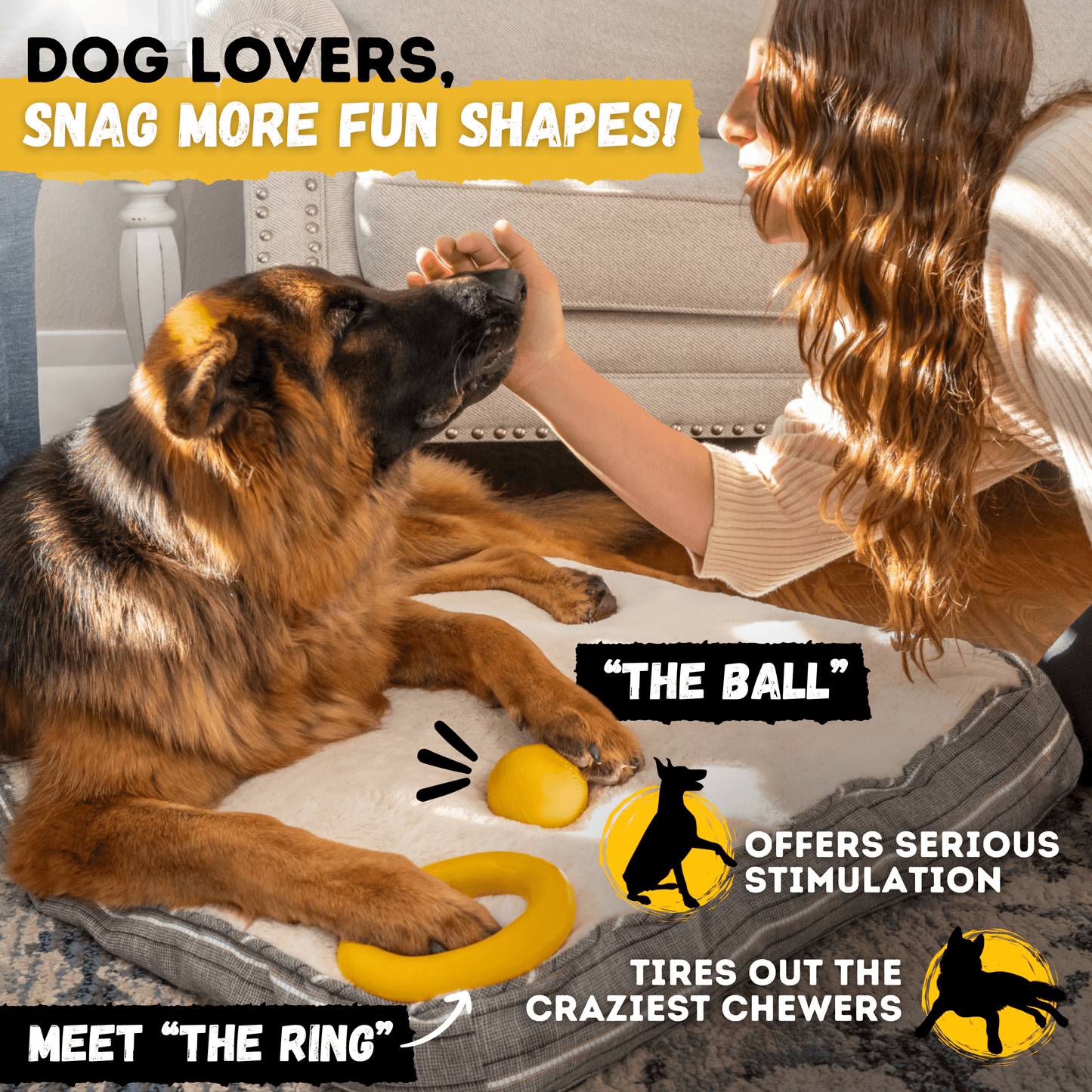 Air Disc Monster K9 Dog Toys