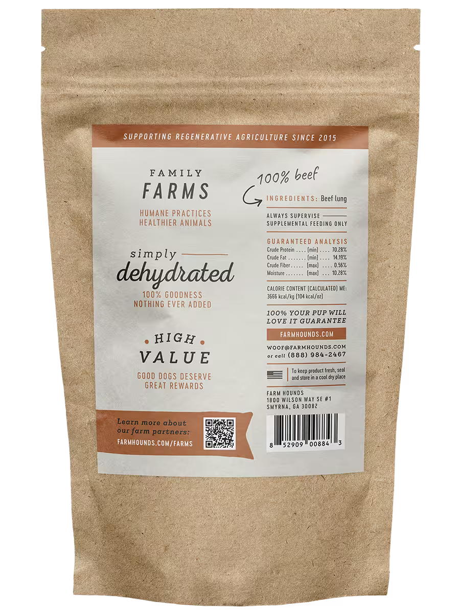 Beef Lung Organs Farm Hounds