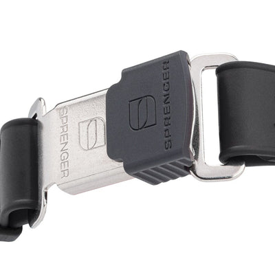 Herm Sprenger - ClicLock Safety Fastener for Flat-Style Collars - Stainless Steel Dog Training Collar Dogline