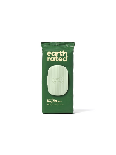 Earth Rated Unscented Dog Grooming Wipes 100ct Dog Grooming Earth Rated