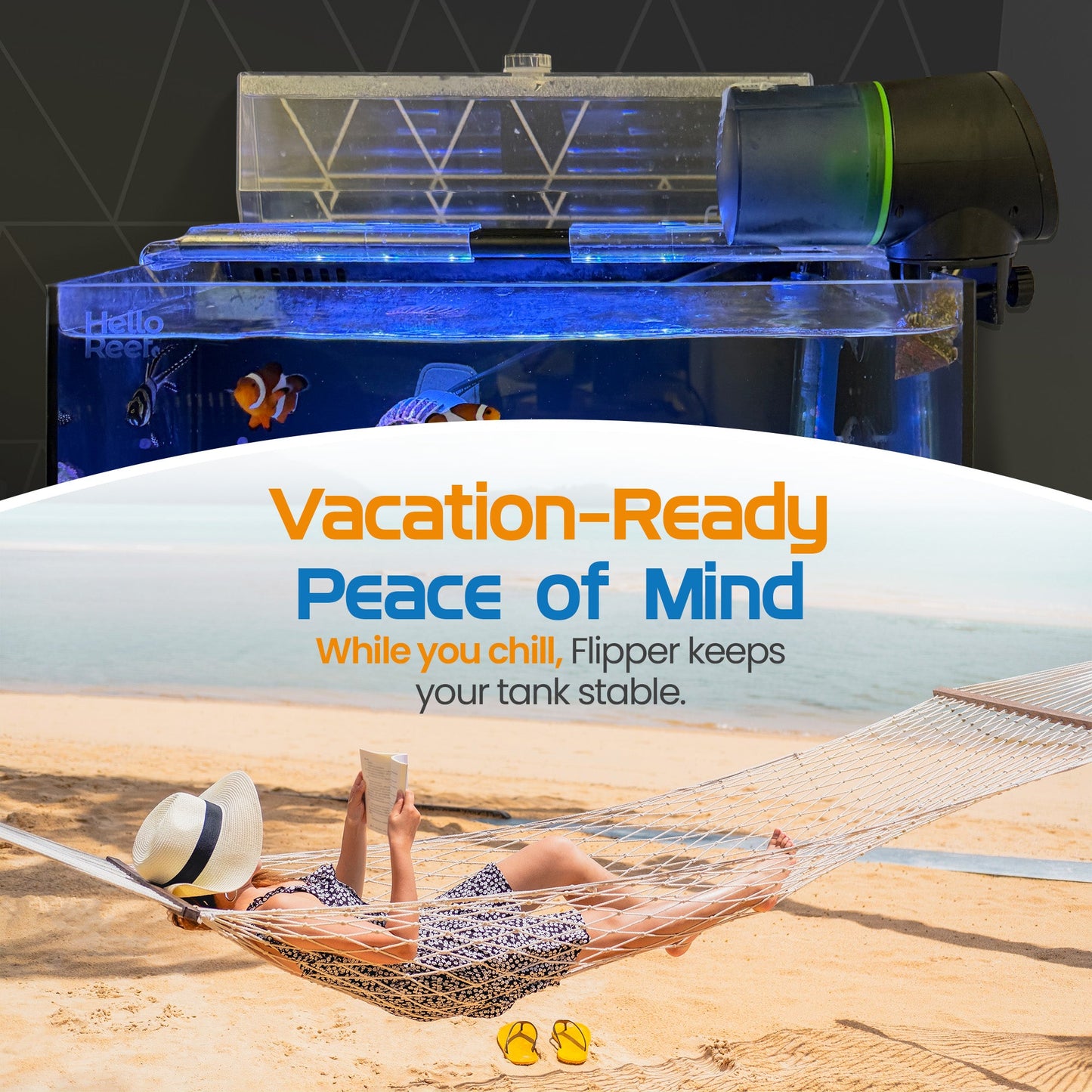 Flipper Auto Top Off (ATO) Reservoir Flipper Aquarium Products