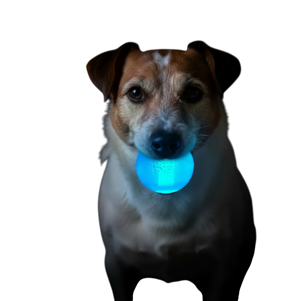 Strobe Ball Light-Up Dog Toy - Durable Floating Chew Ball | Made in USA Rubber Dog Toys SodaPup/True Dogs, LLC