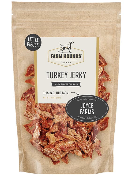 Turkey Jerky Little Pieces (3.5oz) Jerky Farm Hounds