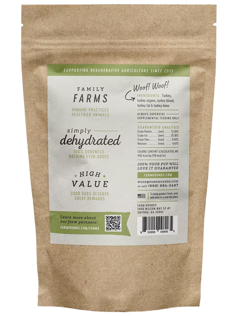 Turkey Strips Treats Farm Hounds