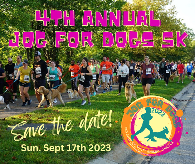 9/17/23 Cuyahoga County Animal Shelter - Jog For Dogs 5k and 1m