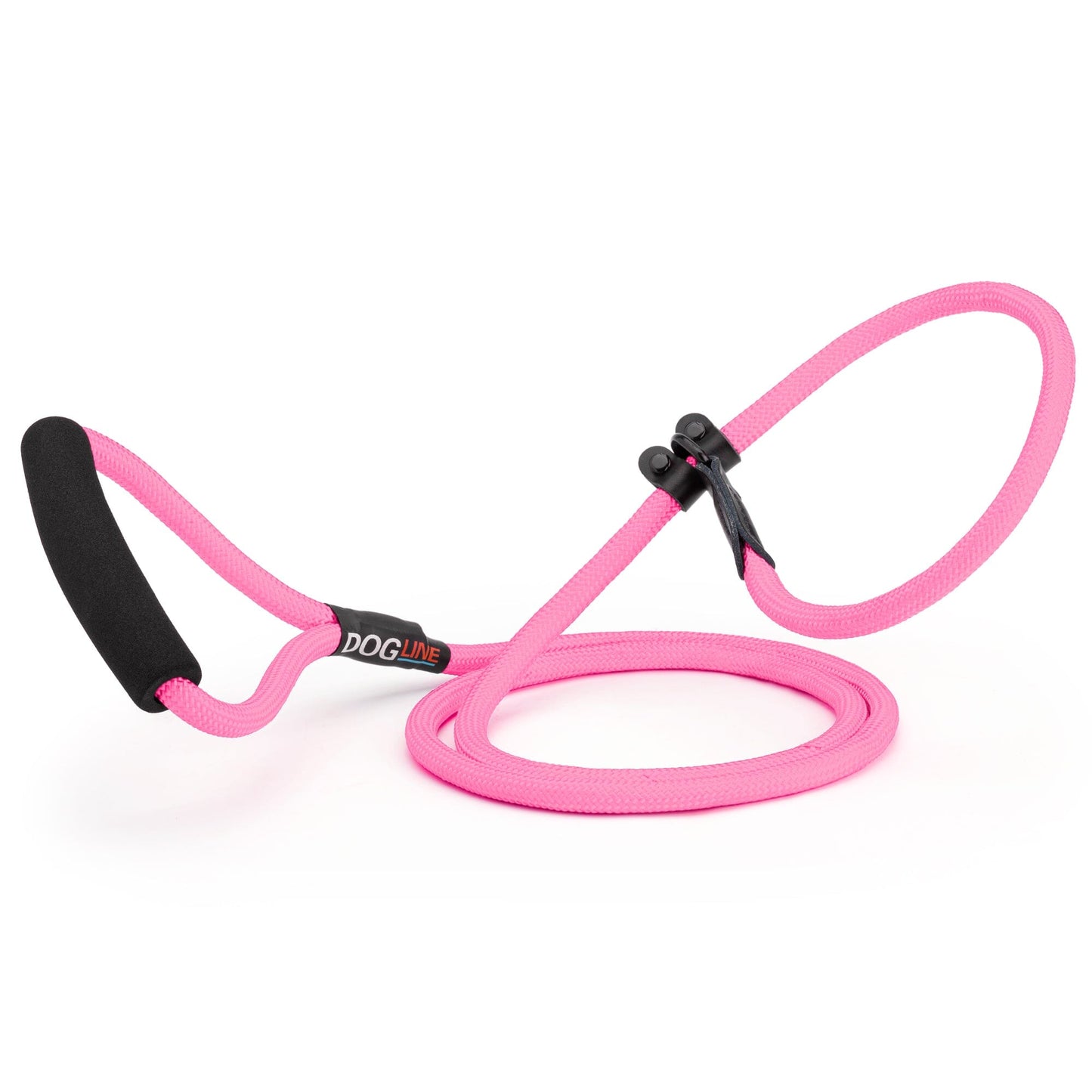 Round Nylon Slip Lead Pink 1 3" 6' Dog Leashes Dogline