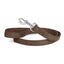 Comfort Microfiber Flat Dog Leash Brown Dog Leashes Dogline