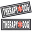 Dogline 3D Rubber Removable Patches for Dog Harness and Vest Therapy Dog Dog Patches Dogline