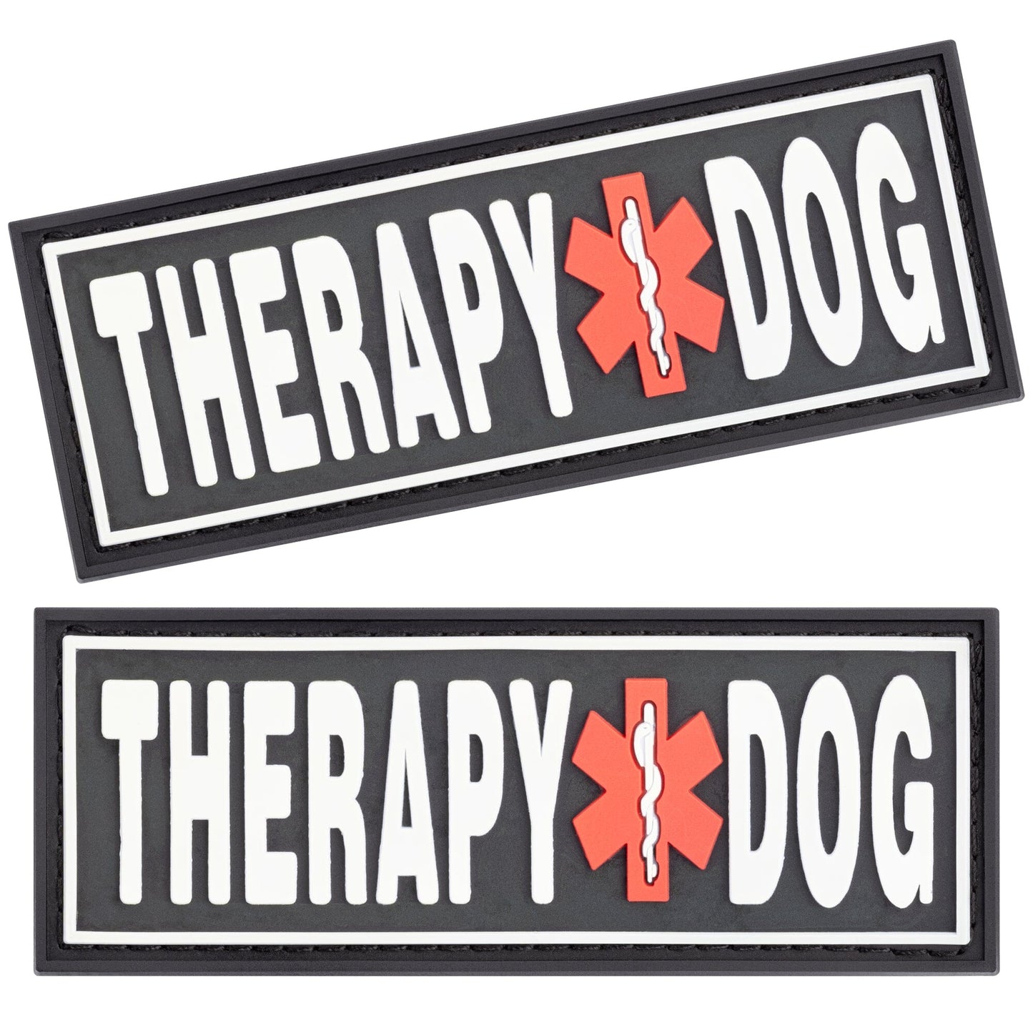 Dogline 3D Rubber Removable Patches for Dog Harness and Vest Therapy Dog Dog Patches Dogline