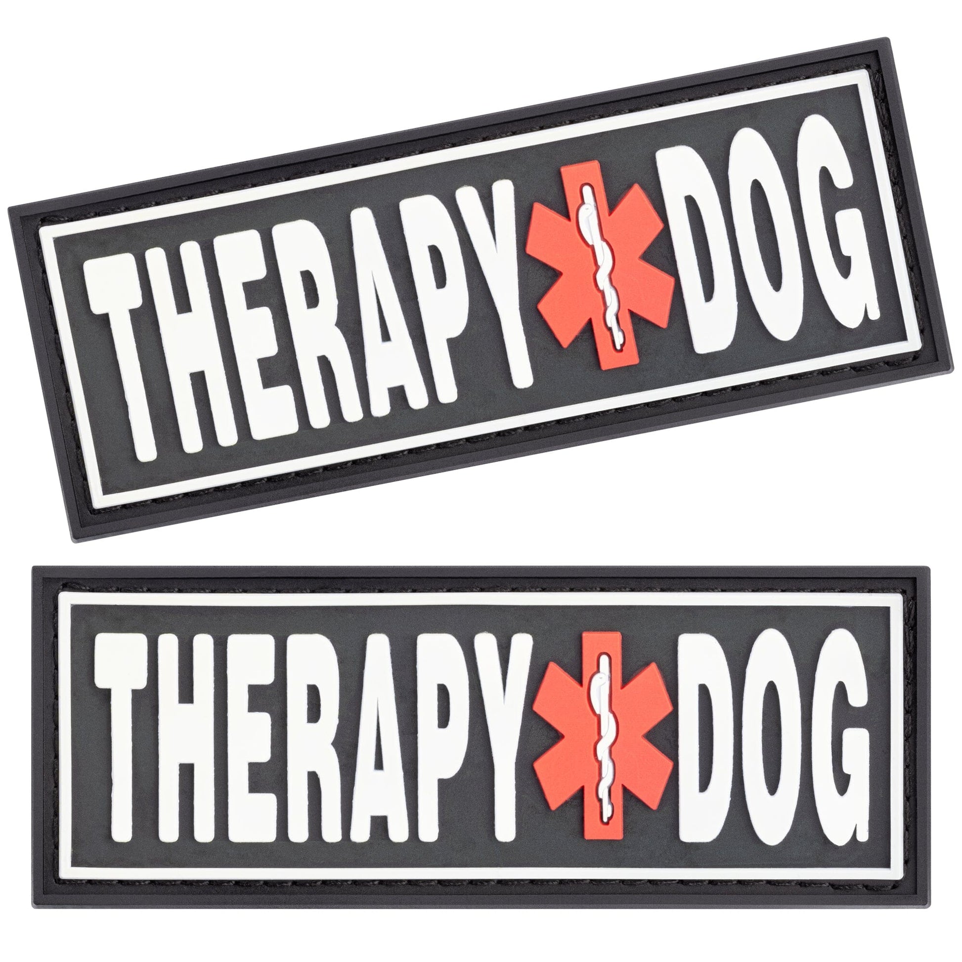 Dogline 3D Rubber Removable Patches for Dog Harness and Vest Therapy Dog Dog Patches Dogline