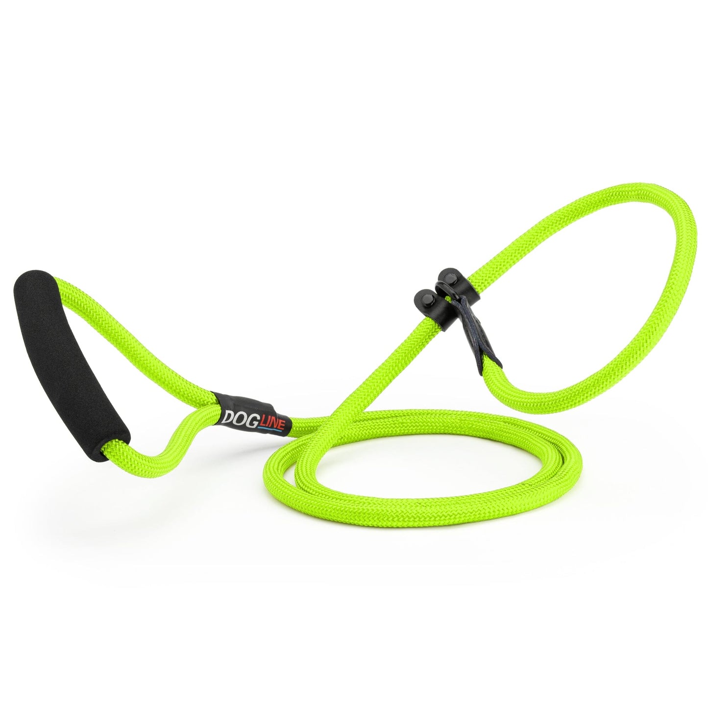 Round Nylon Slip Lead Lime Green 1 3" 6' Dog Leashes Dogline